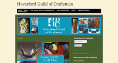 Desktop Screenshot of haverfordguild.org